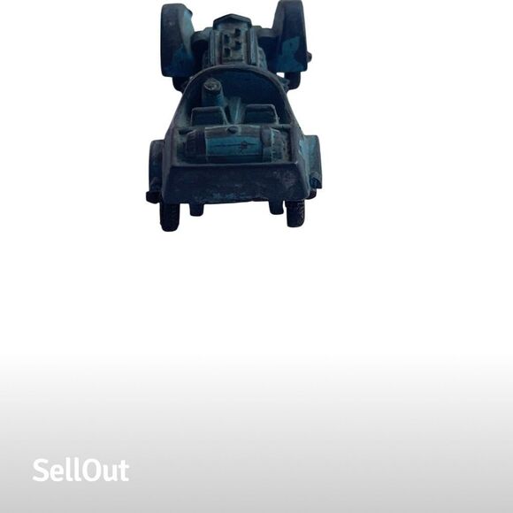 Vintage TootsieToy Blue Hot Rod Roadster Diecast Car - Picture 5 of 9